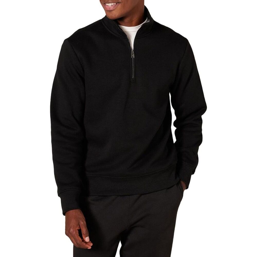 Black Fleece Quarter-Zip Pullover